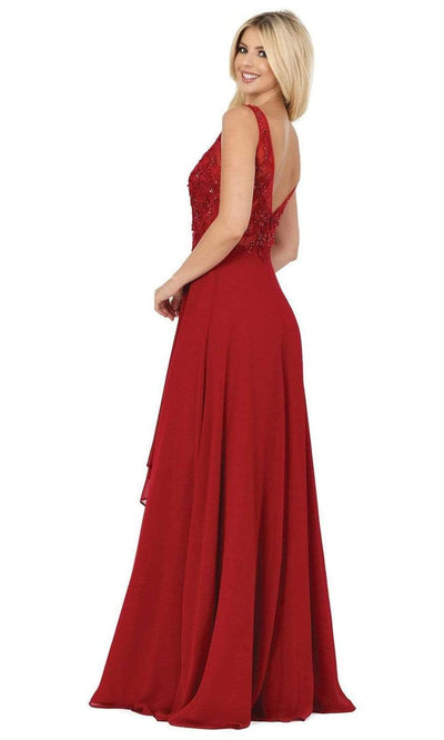 Dancing Queen - Sleeveless Beaded Embroidered Bodice A-Line Gown 2953SC