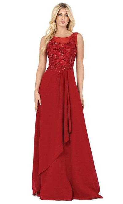 Dancing Queen - Sleeveless Beaded Embroidered Bodice A-Line Gown 2953SC