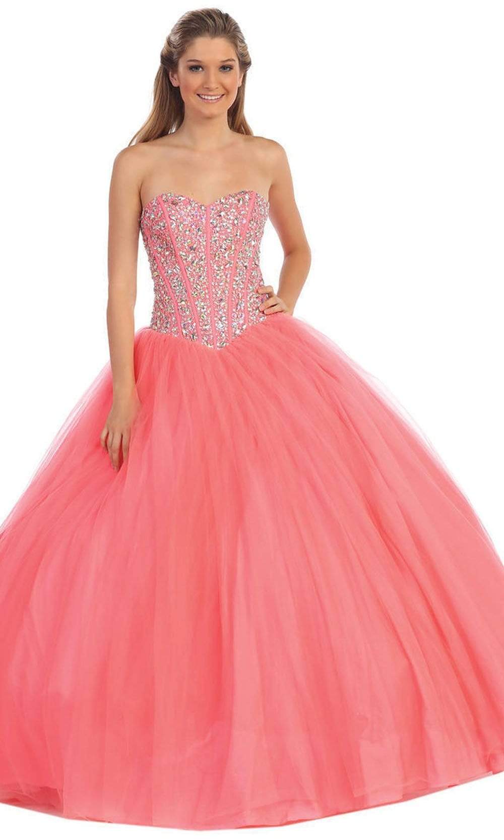 Dancing Queen - 9094 Embellished Sweetheart Evening Gown Special Occasion Dress