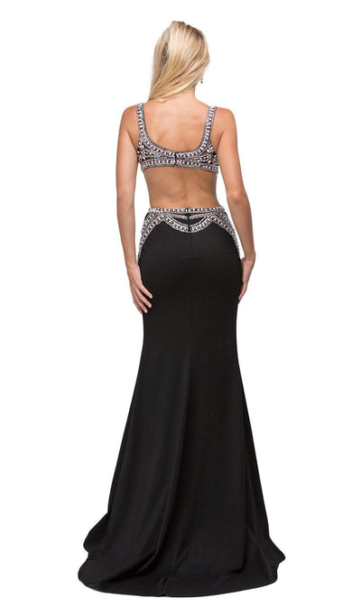 Dancing Queen - 9612 Stunning Long Scoop-Neck Prom Dress Special Occasion Dress