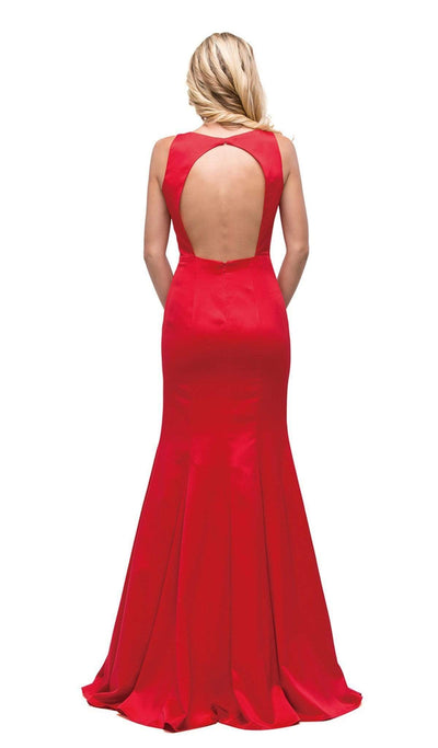 Dancing Queen - 9638 Open Back Trumpet Silhouette Evening Dress Special Occasion Dress