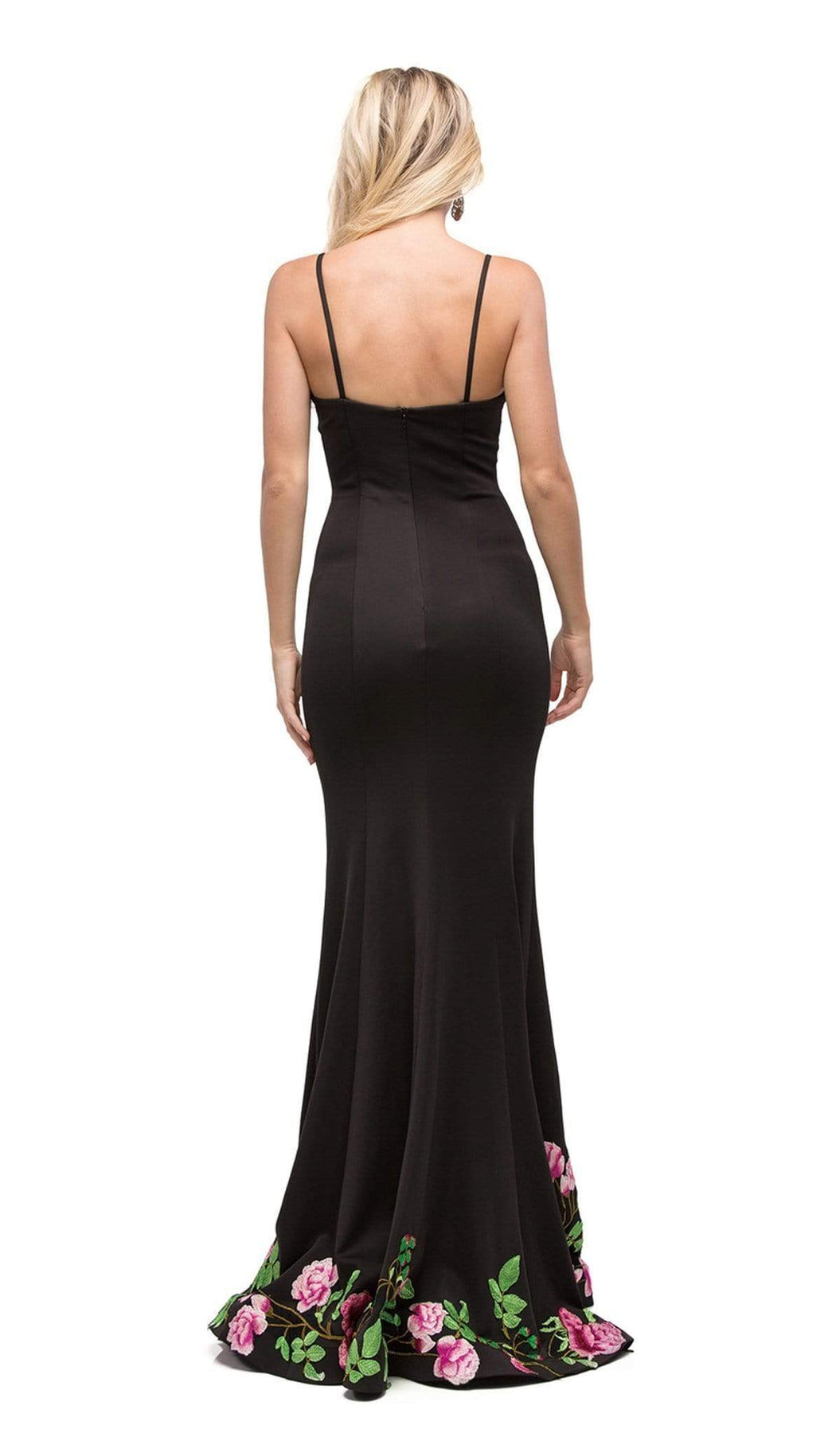 Dancing Queen - 9940 Fitted Sweetheart Evening Dress Special Occasion Dress S / Black