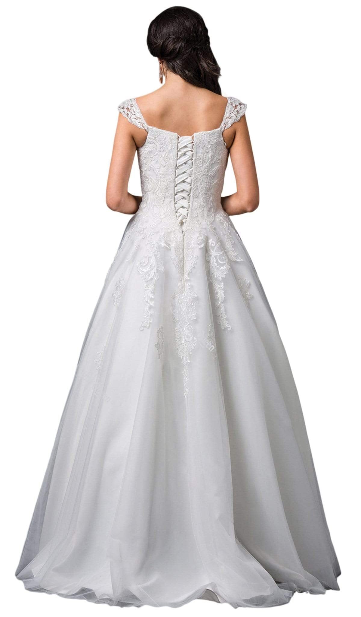 Dancing Queen Bridal - 99 Sleeveless Lace Sweetheart Ballgown Special Occasion Dress
