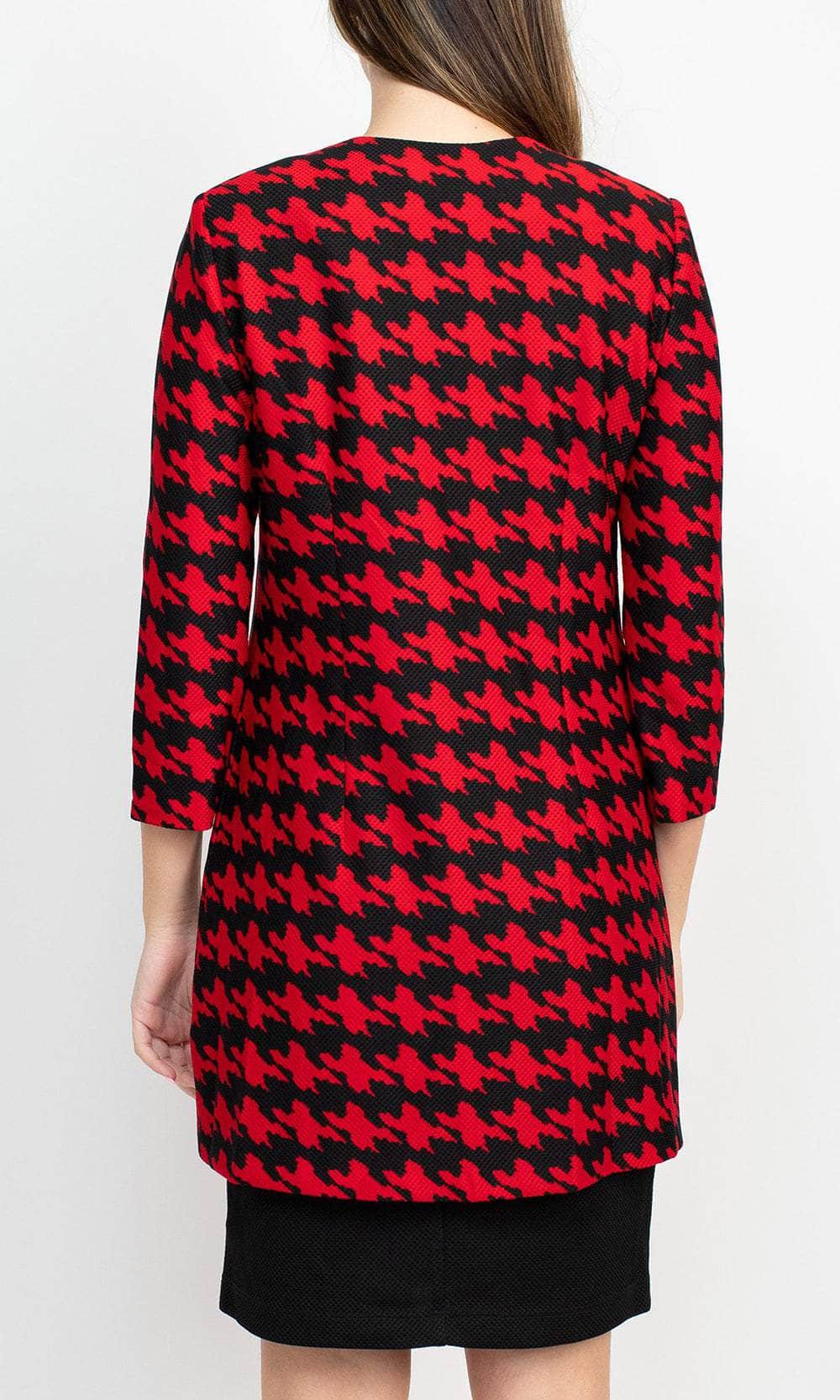 Danny & Nicole 27140M - Short Knit Sheath Dress - Sleeveless, Zipper Back, Multi Print, Matching Jacket, Short Hem ADASA Danny & Nicole 27140M - Short Knit Sheath Dress - Sleeveless, Zipper Back, Multi Print, Matching Jacket, Short Hem ADASA