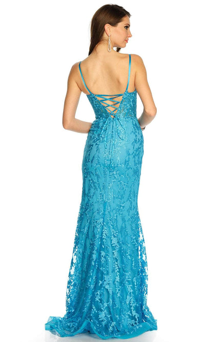 Dave & Johnny 11161 - Sleeveless Tie Back Prom Gown Special Occasion Dress