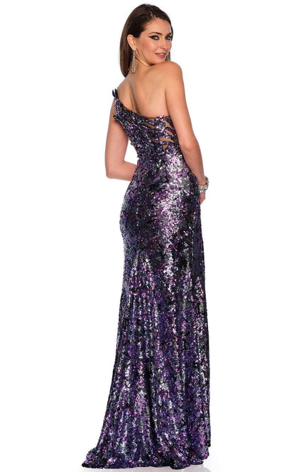Dave & Johnny 11499 - One Sleeve Sequin Gown Special Occasion Dress