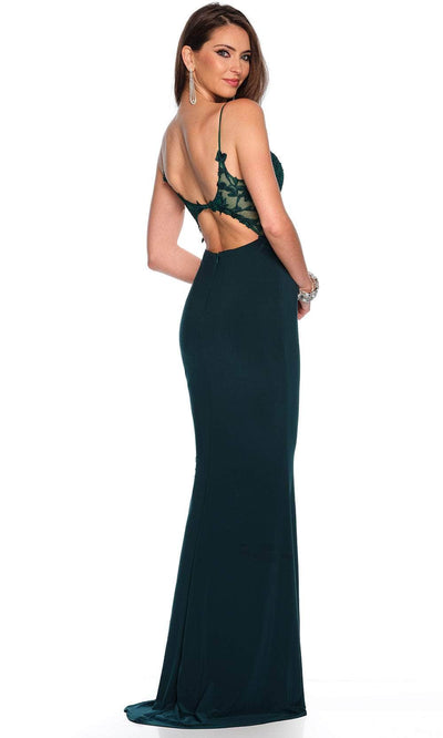 Dave & Johnny 11659 - Cutout Back Jersey Prom Gown Special Occasion Dress