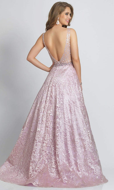 Dave & Johnny - Long Sequin Embroidered Gown A9385WSC