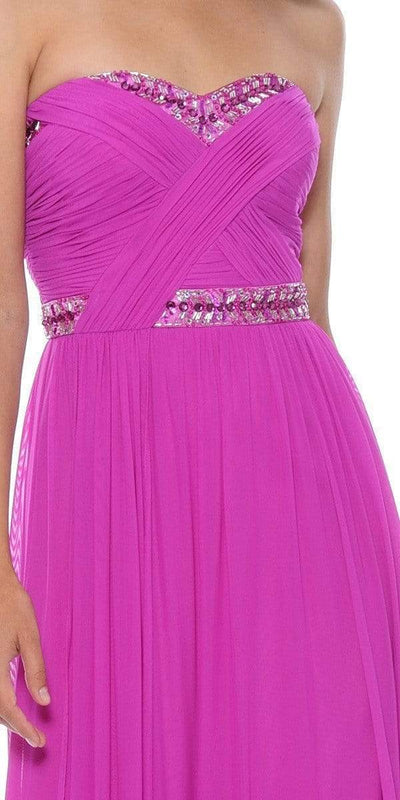 Decode 1.8 - Bedazzled Strapless Sweetheart Gown 181488 Special Occasion Dress