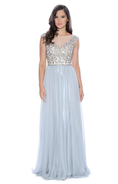 Decode 1.8 - Embellished Illusion Bateau Neck Dress 182892 Special Occasion Dress