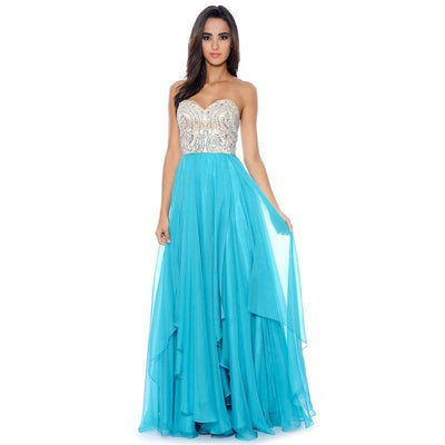 Decode 1.8 - Multi-Layered Chiffon Sweetheart Gown 182502 Special Occasion Dress