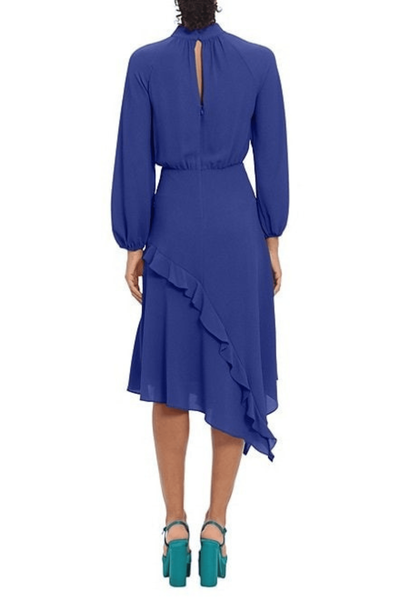 Donna Morgan D8127M - High Neck Ruffle Dress Special Occasion Dresses