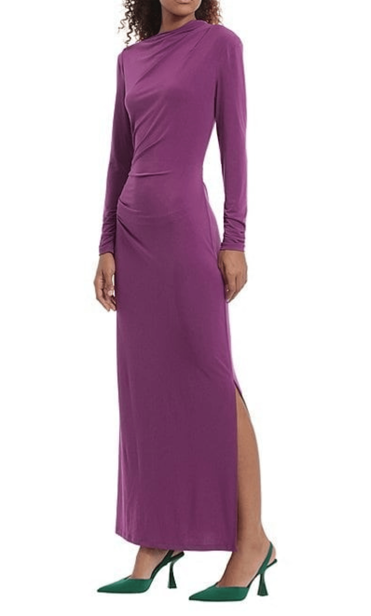 Donna Morgan D8246M - Bodycon Minimalist Dress Special Occasion Dress 0 / Purple