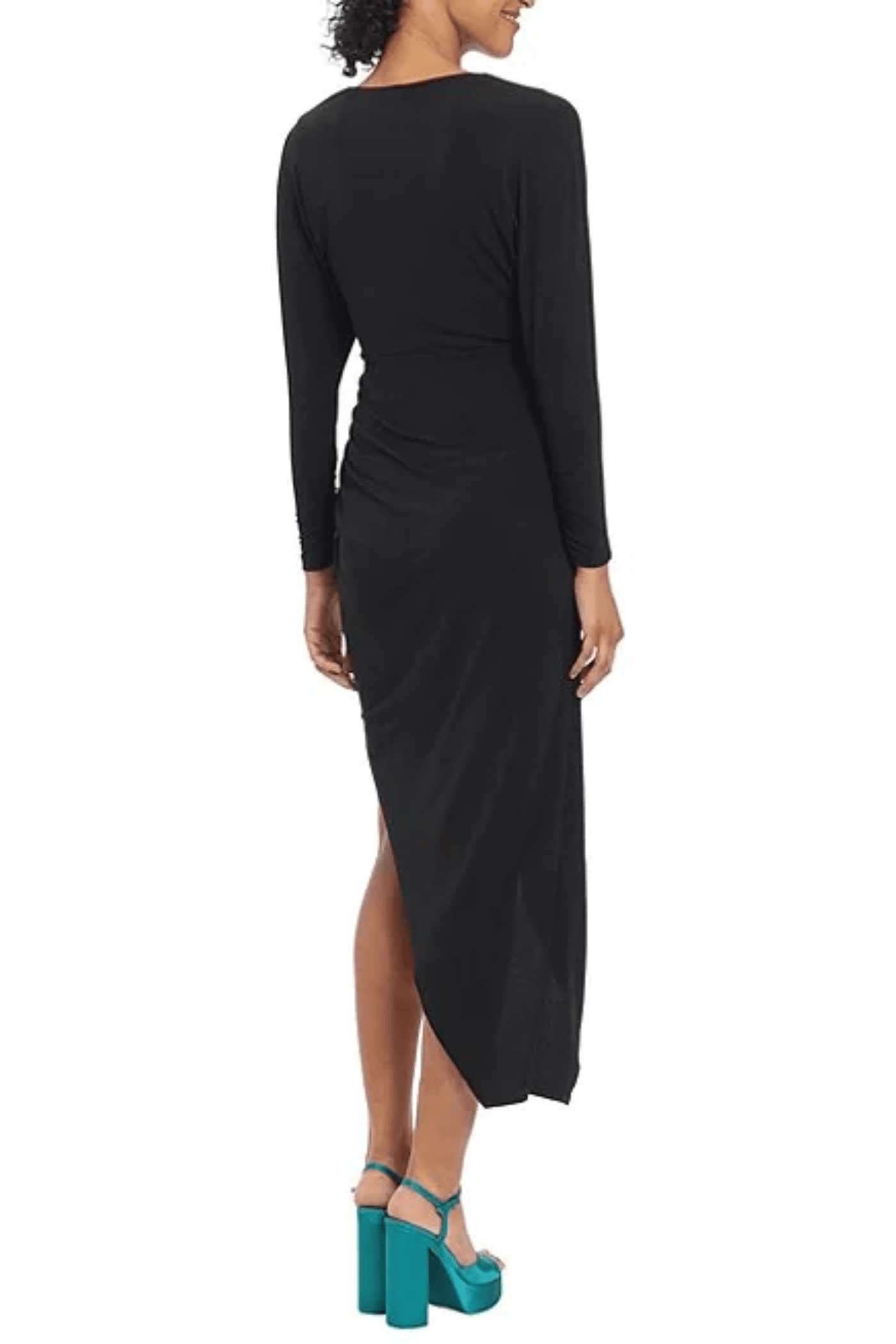 Donna Morgan D8259M - Asymmetric Hem Long Sleeve Evening Dress Special Occasion Dresses