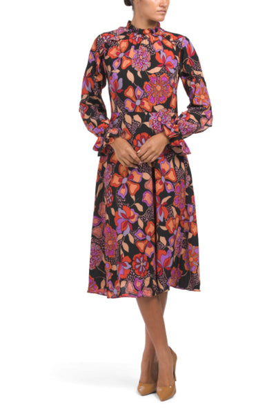 Donna Morgan D9147M - High Neck Long Sleeve Formal Dress Special Occasion Dresses
