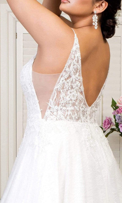 Elizabeth K - GL1915 Spaghetti Straps Applique Bridal Gown Wedding Dresses