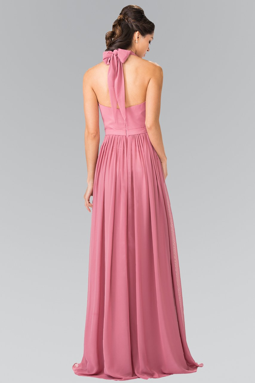 Elizabeth K - GL2362 Long Chiffon Halter Dress Special Occasion Dress