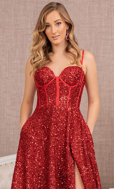 Elizabeth K GL3132 - Sweetheart Corset Bodice Prom Gown Special Occasion Dress