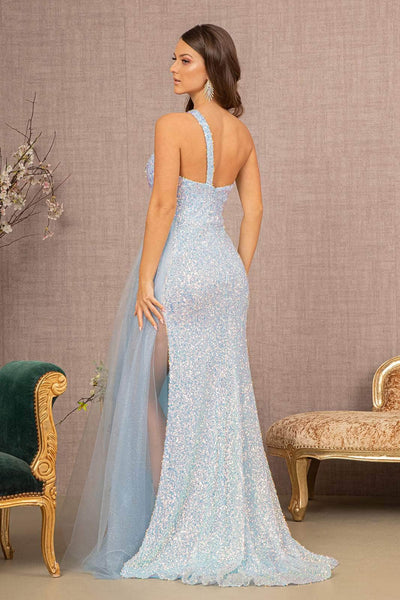 Elizabeth K GL3133 - Embellished Asymmetrical Prom Dress Special Occasion Dress