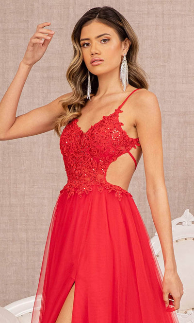 Elizabeth K GL3152 - Embroidered Bodice A-line Prom Dress Special Occasion Dress