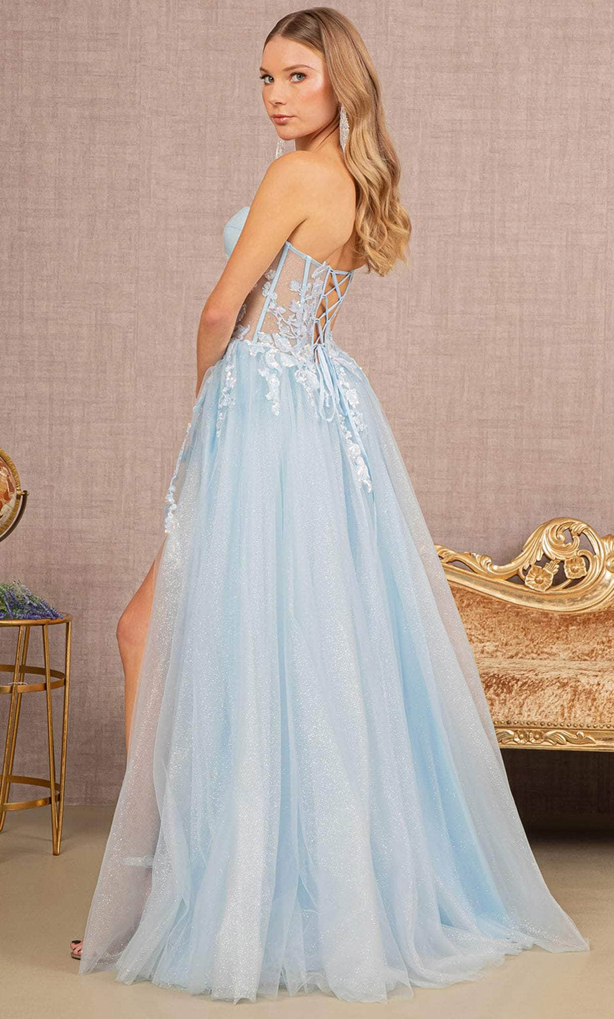 Elizabeth K GL3153 - Strapless Embroidered Prom Dress Special Occasion Dress