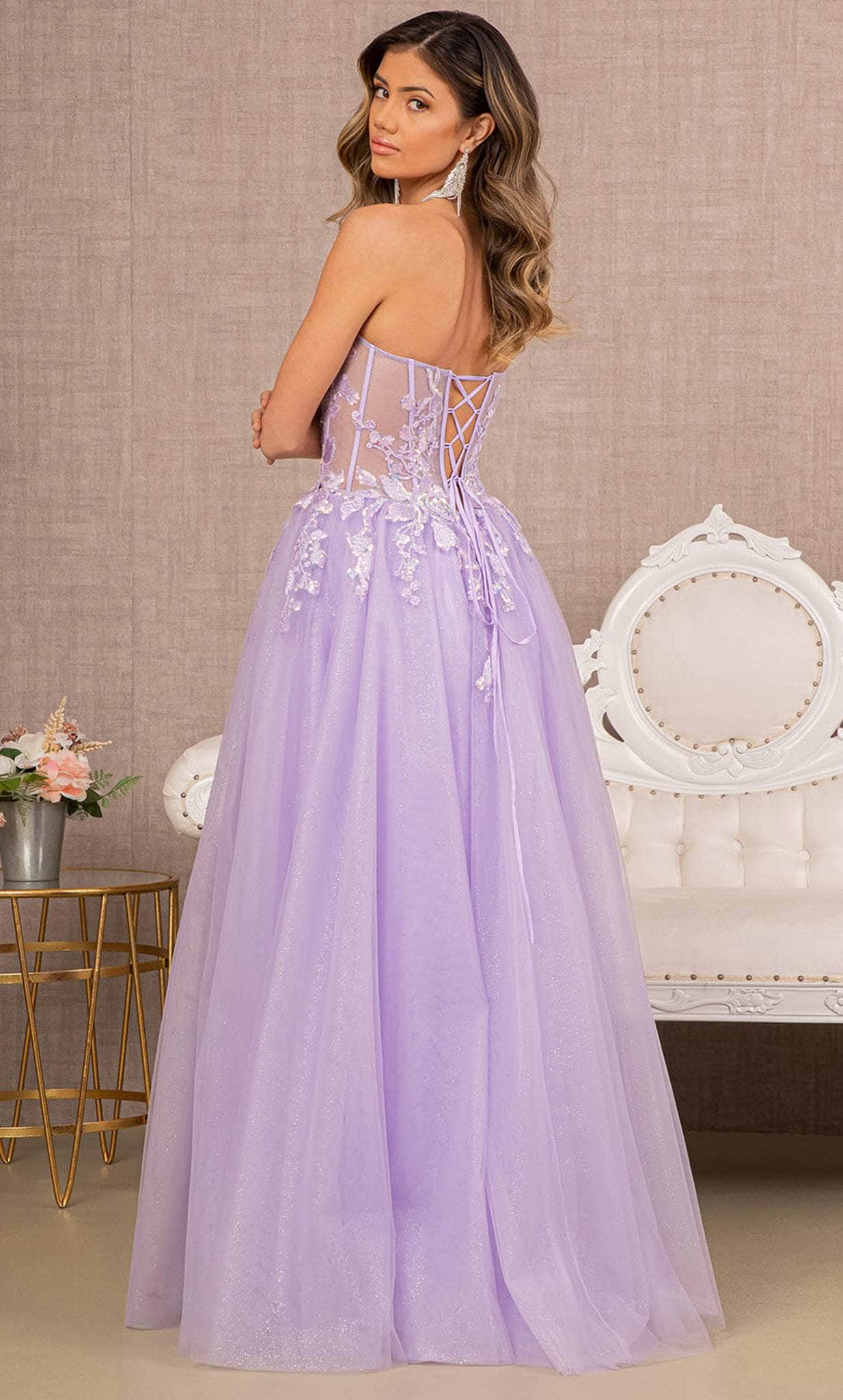 Elizabeth K GL3153 - Strapless Embroidered Prom Dress Special Occasion Dress