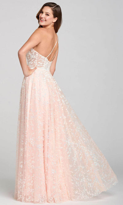 Ellie Wilde EW121030 - One-shoulder Lace Gown