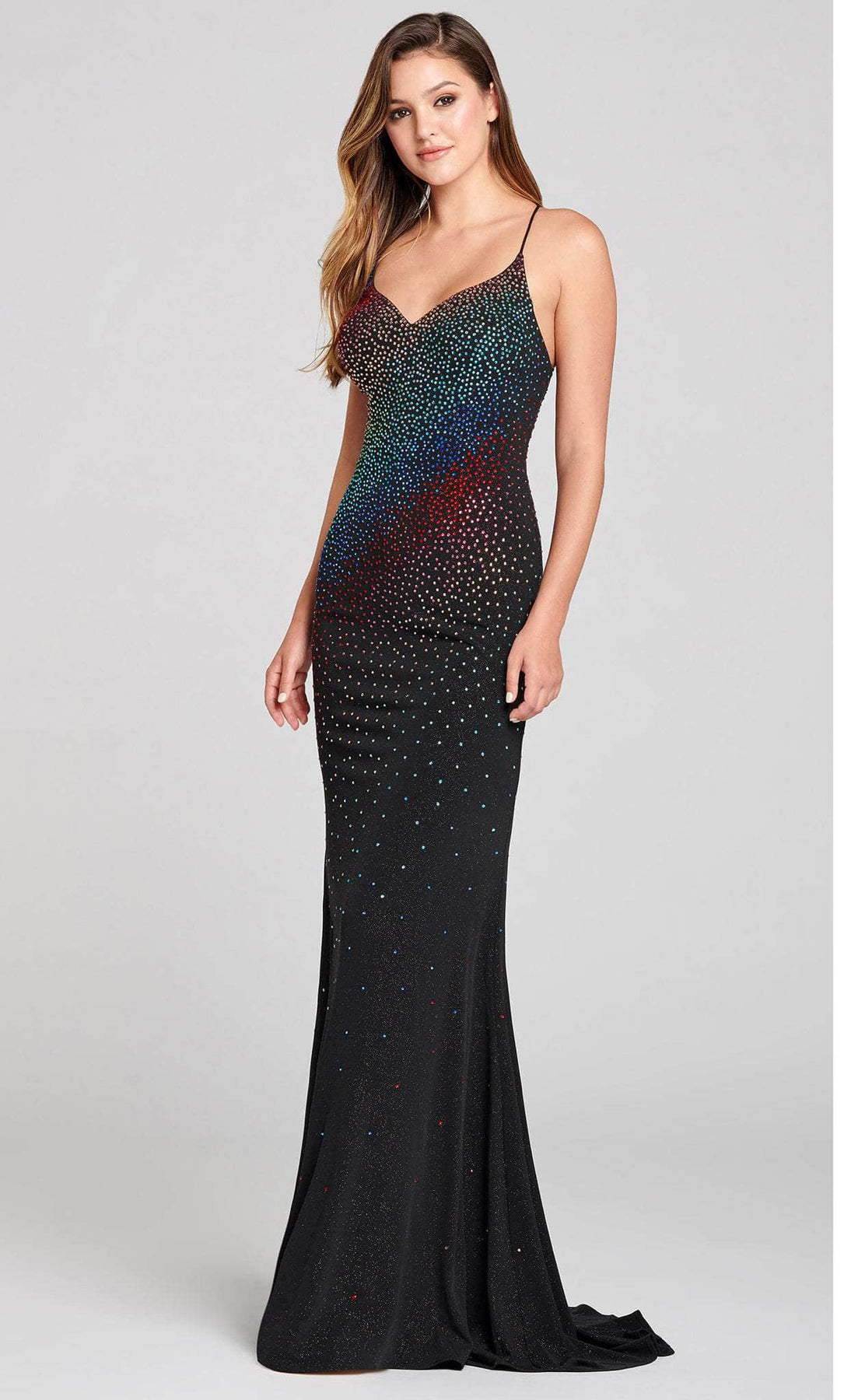 Ellie Wilde EW121038 - Beaded Long Dress