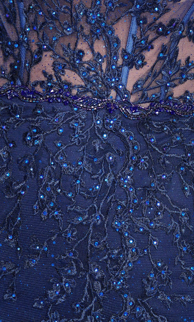 Ellie Wilde EW121052 - Off Shoulder Lace Gown