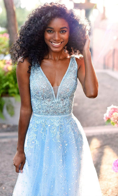 Ellie Wilde EW121057 - Sleeveless A-line Gown