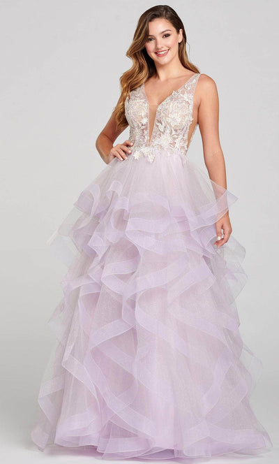 Ellie Wilde EW121064 - Sleeveless Ruffle Gown