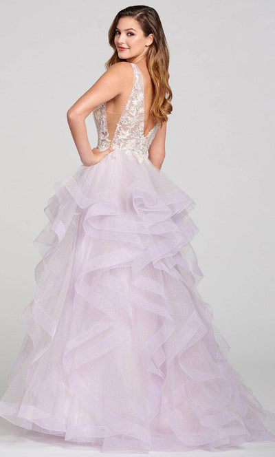 Ellie Wilde EW121064 - Sleeveless Ruffle Gown