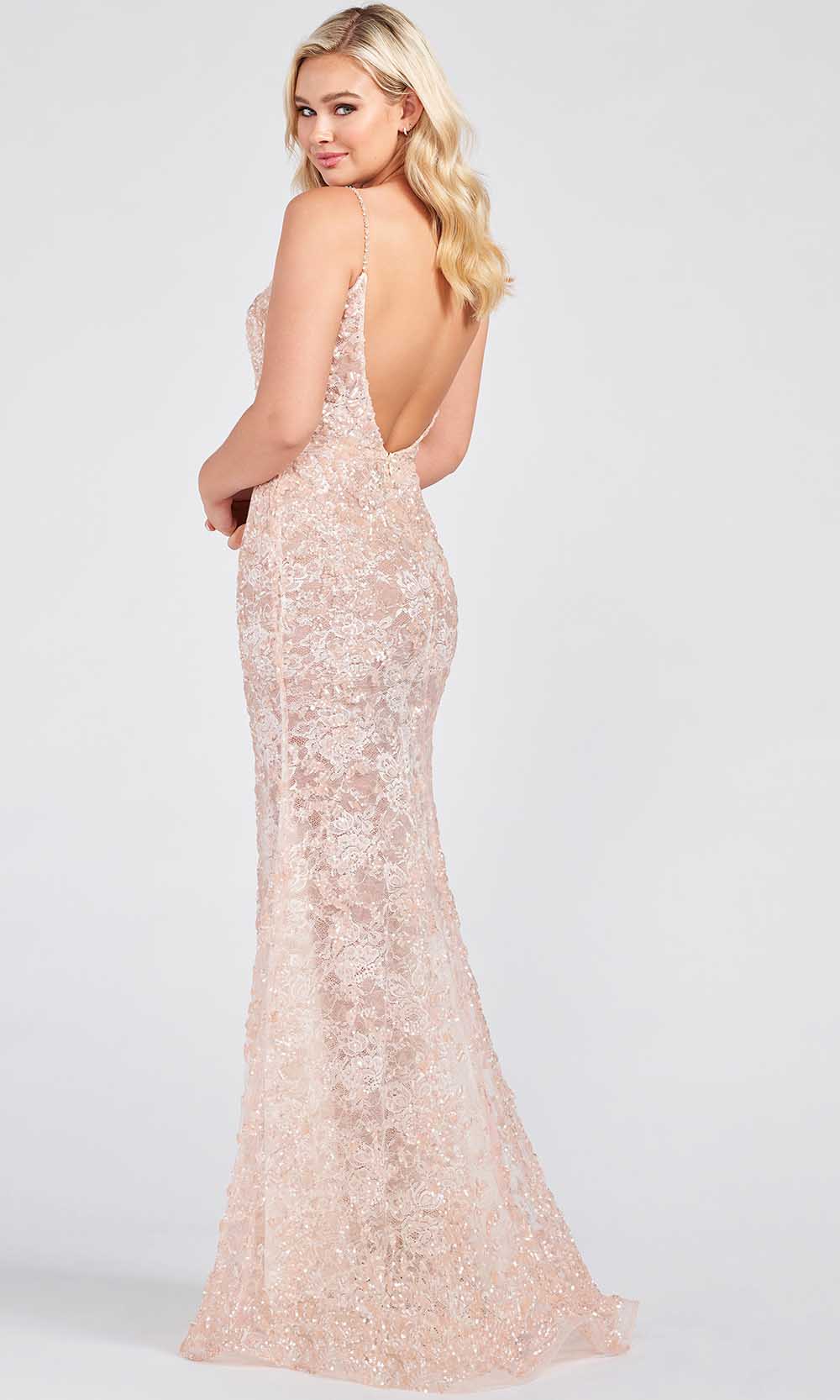 Ellie Wilde EW122004 - Sequin Lace Prom Gown Prom Dresses