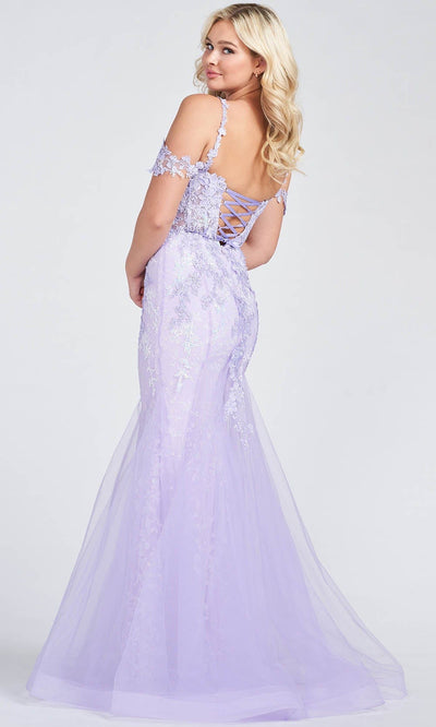 Ellie Wilde EW122065 - Applique Corset Prom Gown Special Occasion Dress