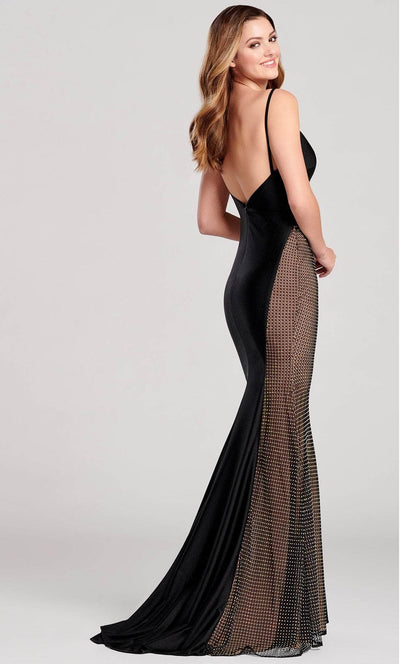 Ellie Wilde EW22003 - Diamond Weave Sleeveless Gown