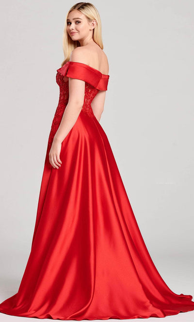 Ellie Wilde EW22012 - Off-shoulder A-line Gown