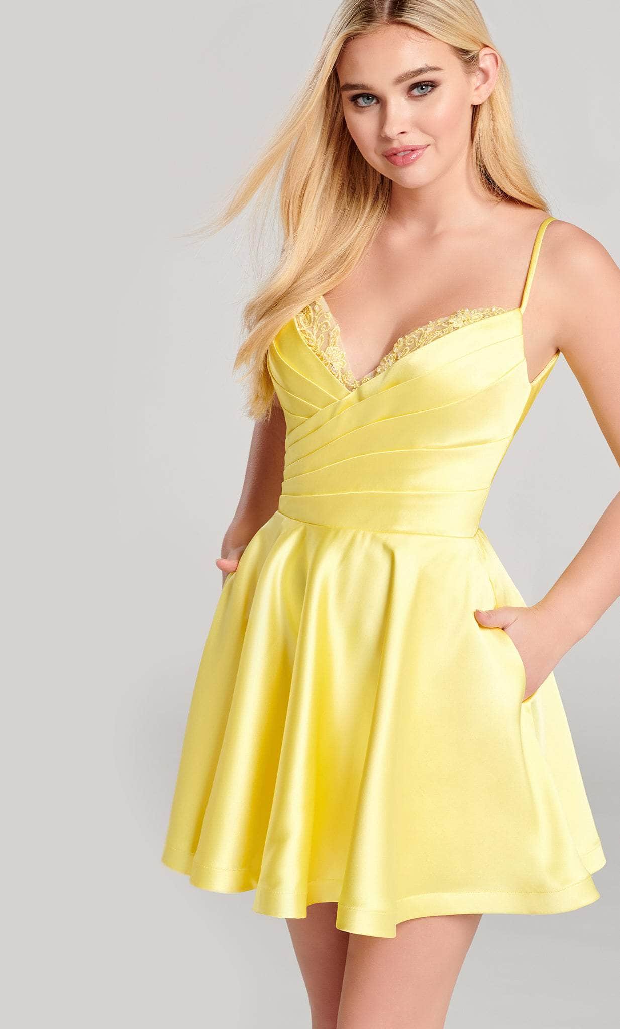 Ellie Wilde EW22014S - Pleated Dress