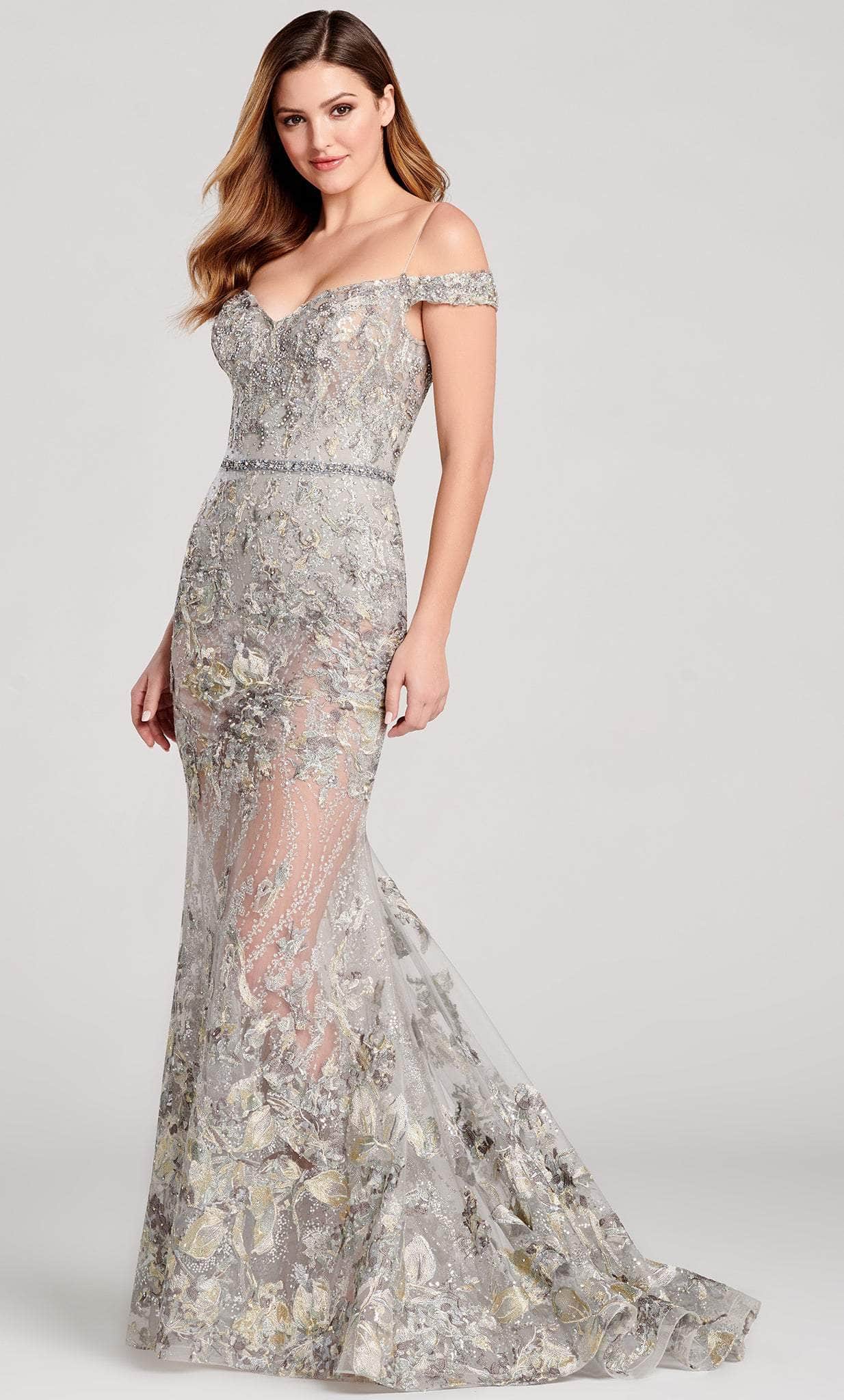 Ellie Wilde EW22027 - Off-Shoulder Gown
