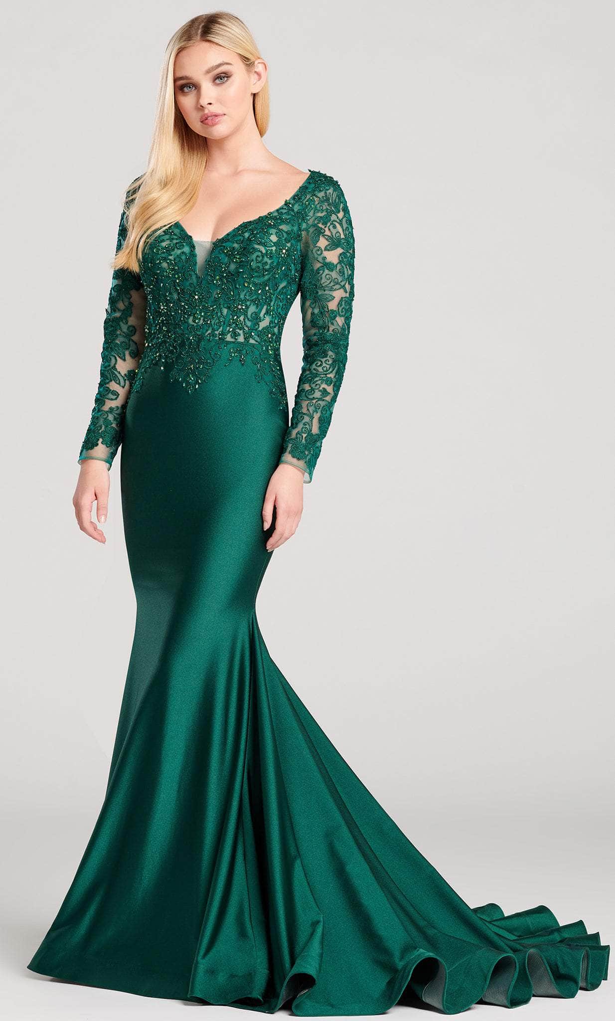 Ellie Wilde EW22028 - Long Sleeve Gown