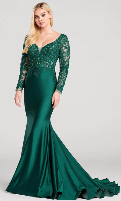 Ellie Wilde EW22028 - Long Sleeve Gown
