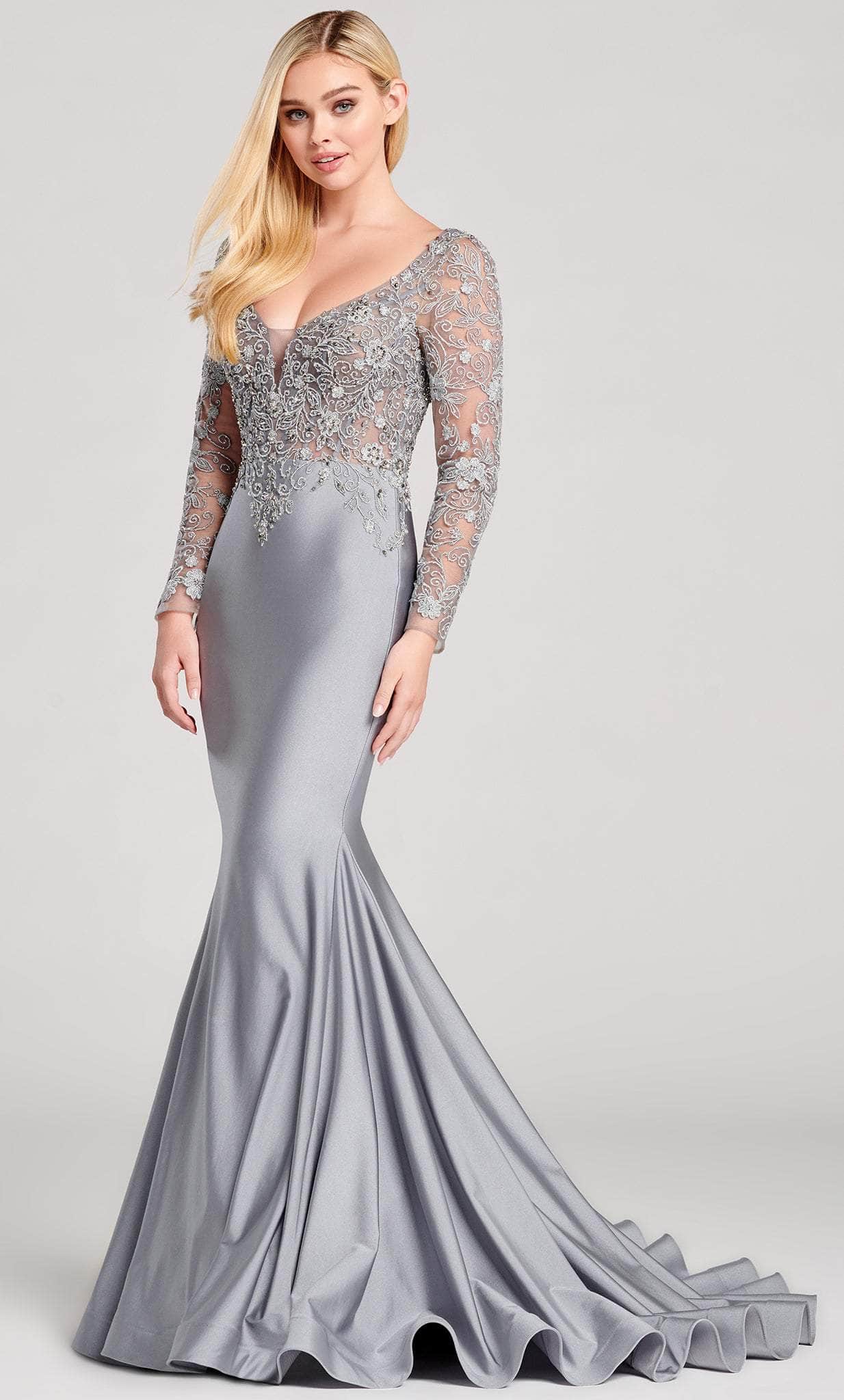 Ellie Wilde EW22028 - Long Sleeve Gown