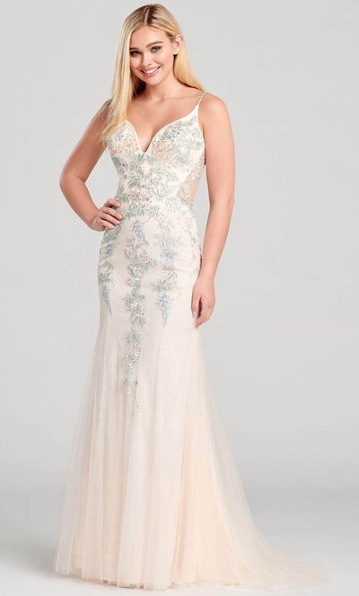 Ellie Wilde EW22037 - V-Neck Dress