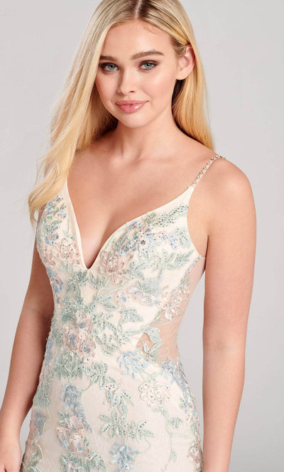 Ellie Wilde EW22037 - V-Neck Dress