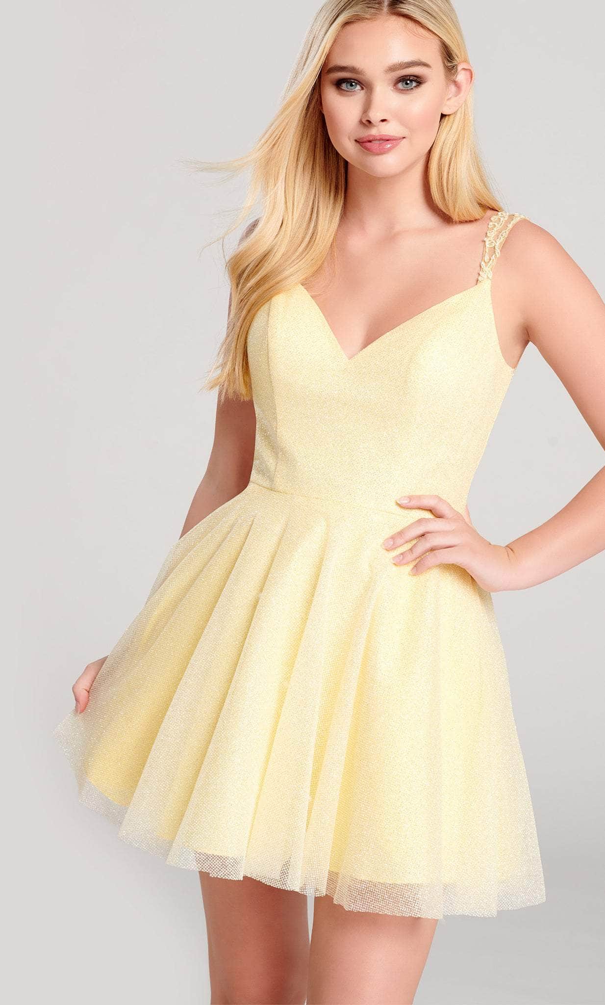 Ellie Wilde EW22059S - V-Neck Dress