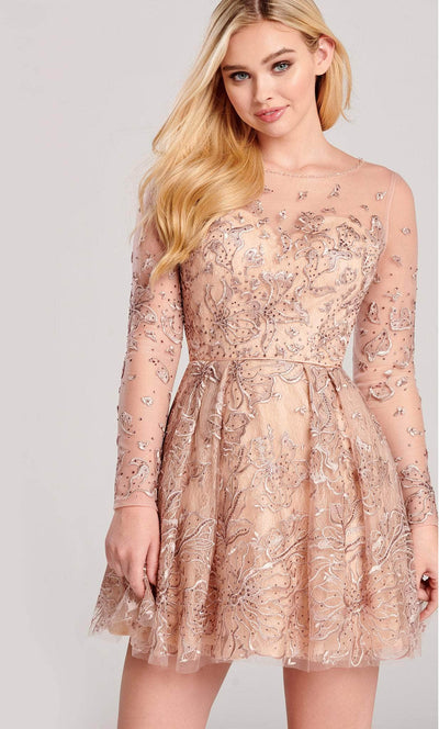Ellie Wilde EW22062S - Long Sleeve Dress