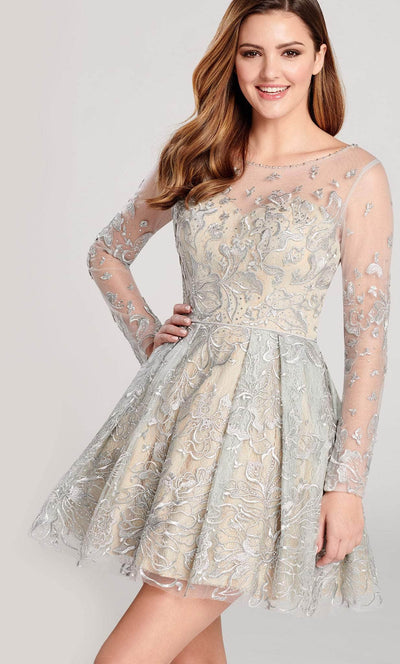 Ellie Wilde EW22062S - Long Sleeve Dress