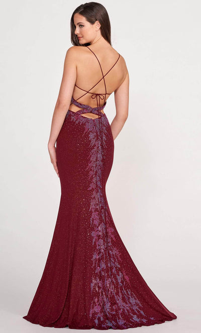 Ellie Wilde EW34075 - Stone Accent Evening Dress Evening Dresses