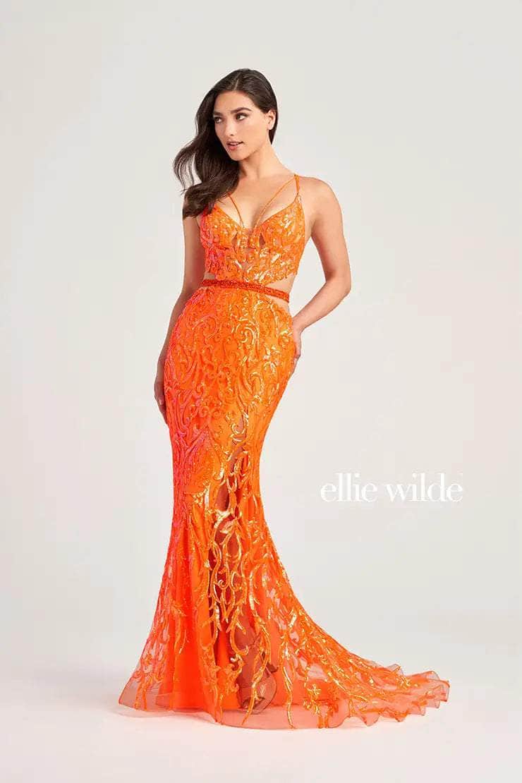 Ellie Wilde EW35007 - Sleeveless Beaded Gown
