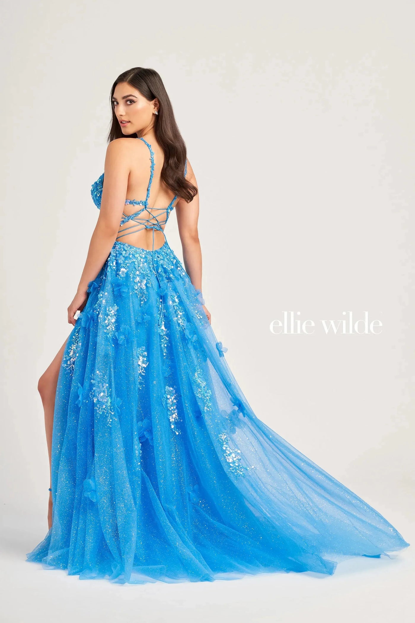 Ellie Wilde EW35047 - A-Line Sequin Evening Dress