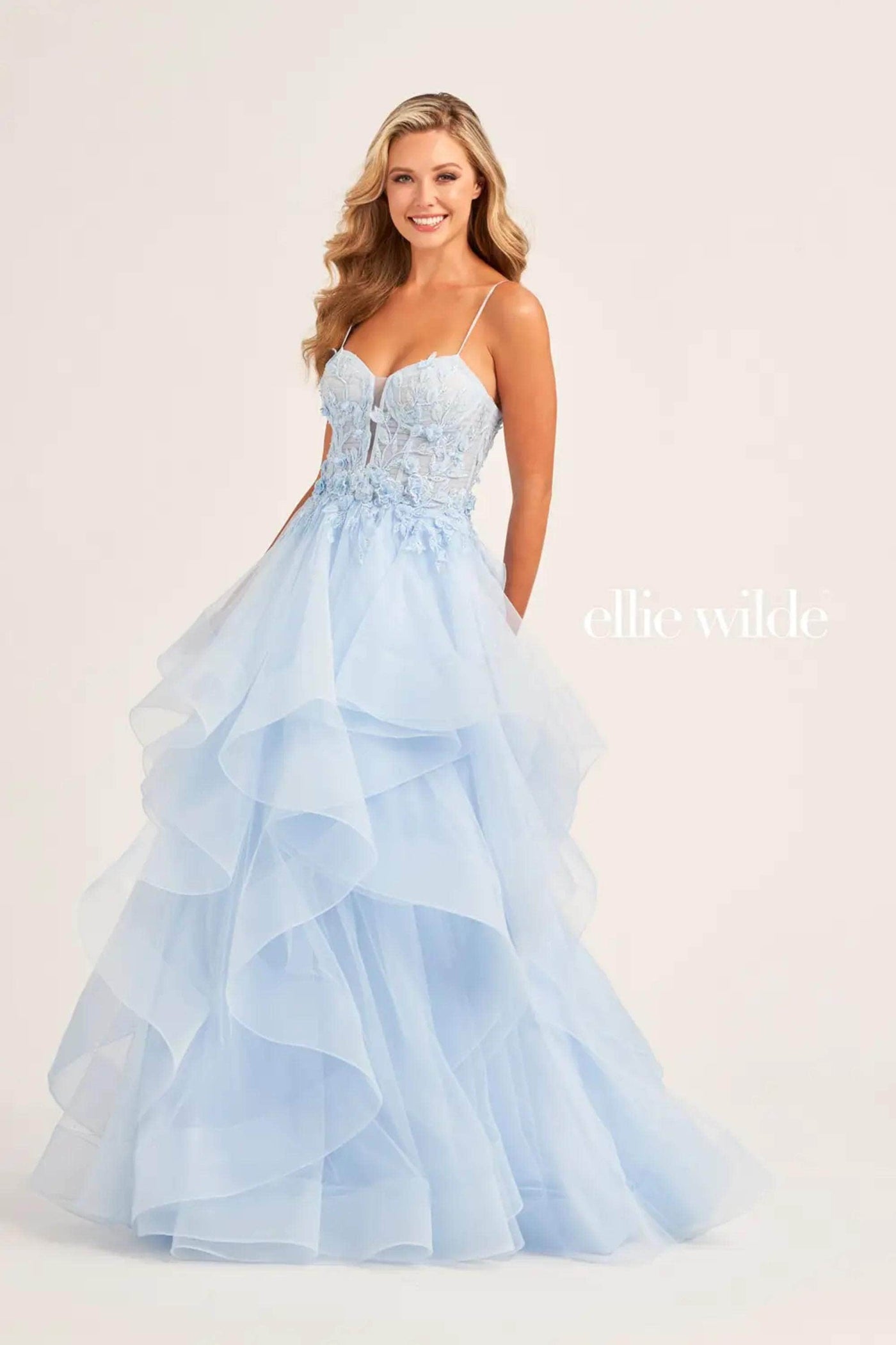 Ellie Wilde EW35070 - Sweetheart Neck Corset Ballgown